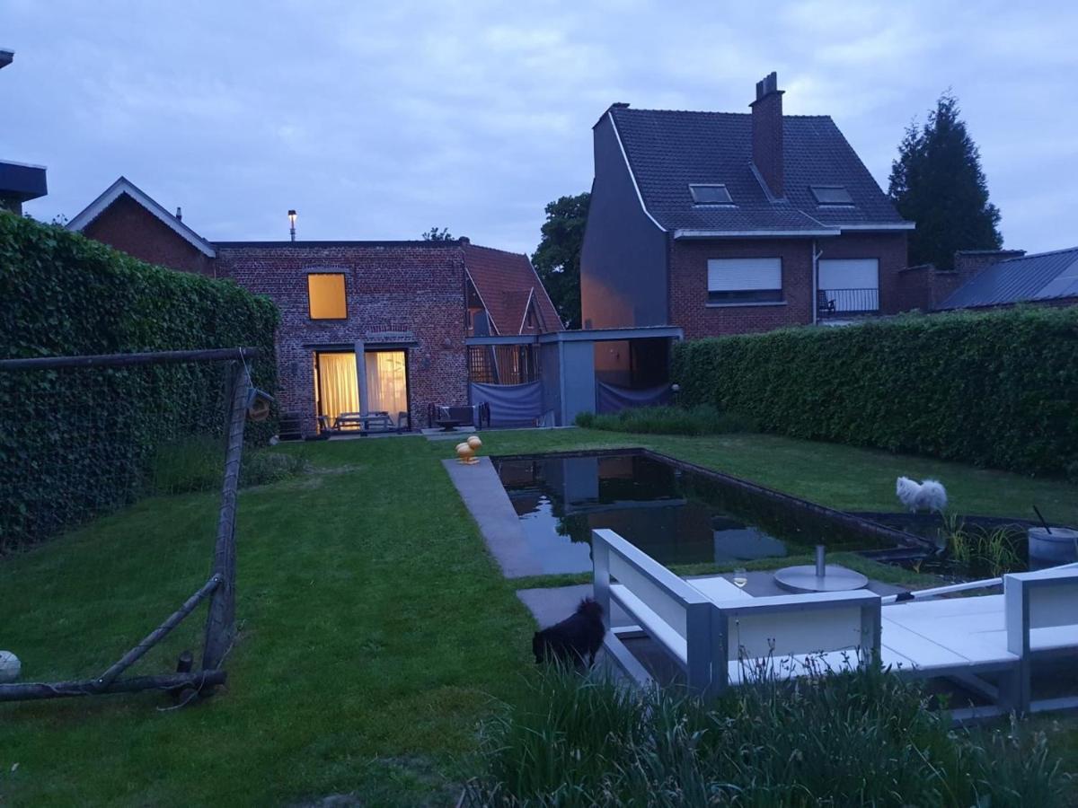 Gezellige Moderne Woning Met Zwemvijver Halle  Exterior foto